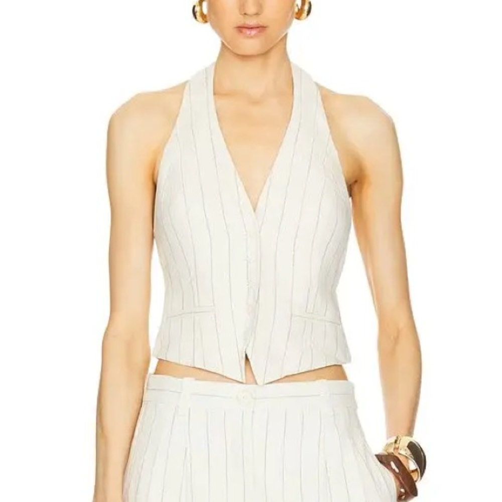 ALC Woodsen Vest Pinstriped Size 6